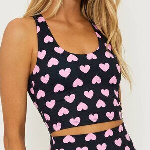 Beach Riot Yara Top Love Heart